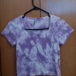 Tie dye crop top